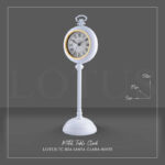 ساعت رومیزی لوتوس مدل 804 CLARA -WH