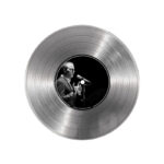 تابلو نیپ آرت طرح دیسک گرامافون مدل 9140 فریم نقره ای