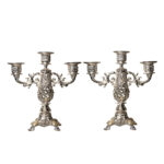 شمعدان مدل لوکس الیزه بسته دوعددی