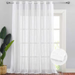 پرده تیکو دکو مدل کتان شفاف افکت دار سایز 300x280 سانتی متر