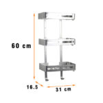 قفسه حمام مدل وسط تیبیکو کد LV3