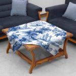 رومیزی مدل مخمل بسته 4 عددی کد M0130