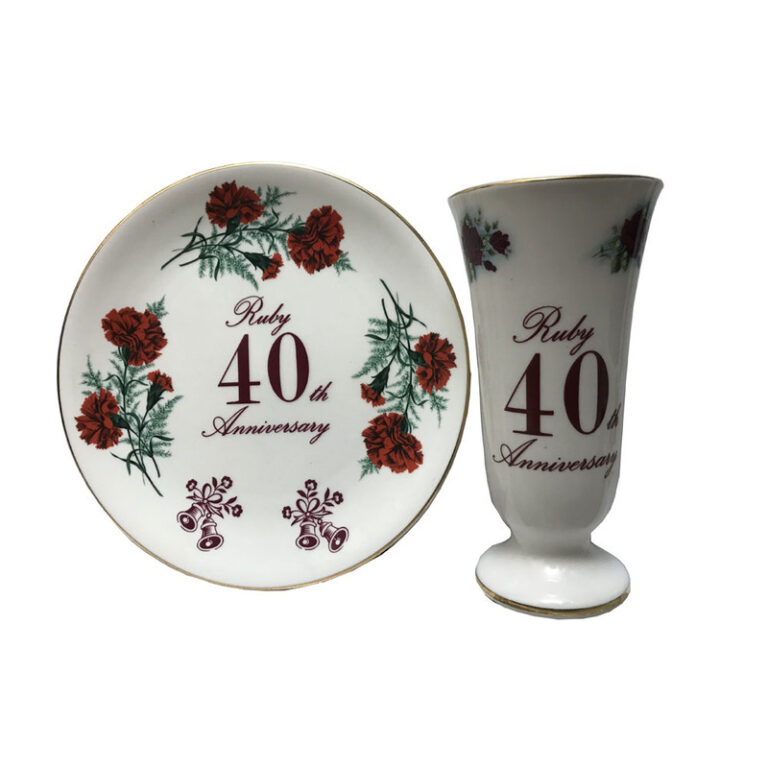 ظرف دکوری مدل چهلمین سالگرد کد ENG 1 مجموعه دو عددی