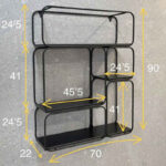 شلف دیواری مدل زبرا