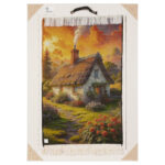 تابلو فرش دستباف سی پرشیا طرح منظره کلبه کد 904032