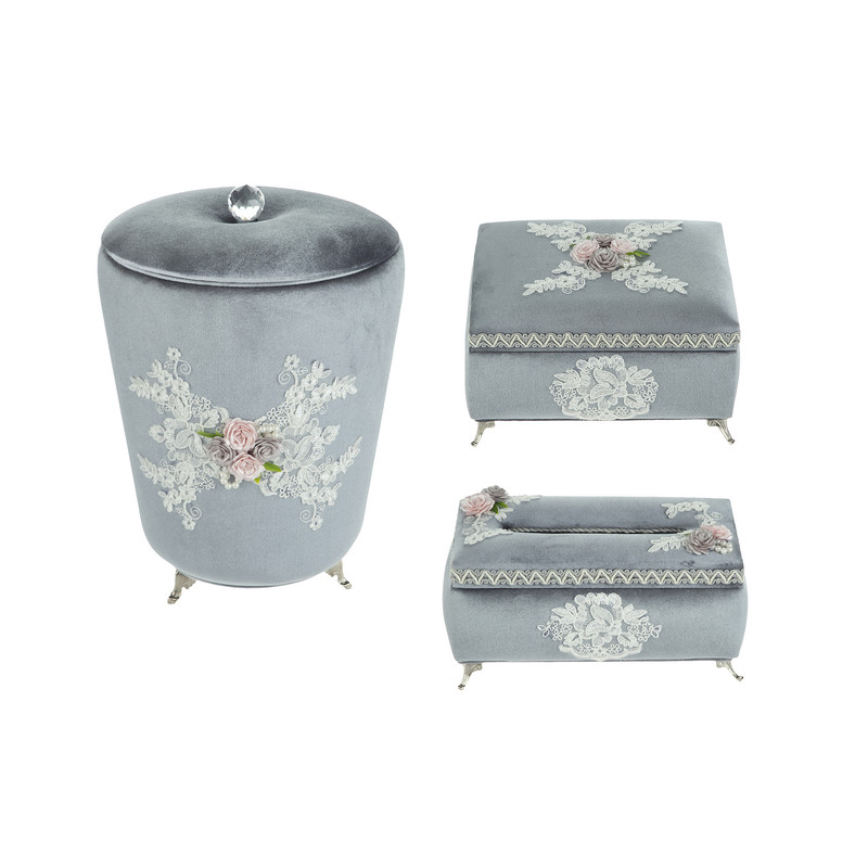 dea91296da2e887d1de3342a4dfb3d89 ست سطل و جای دستمال کاغذی کد 100 به همراه جای کارد