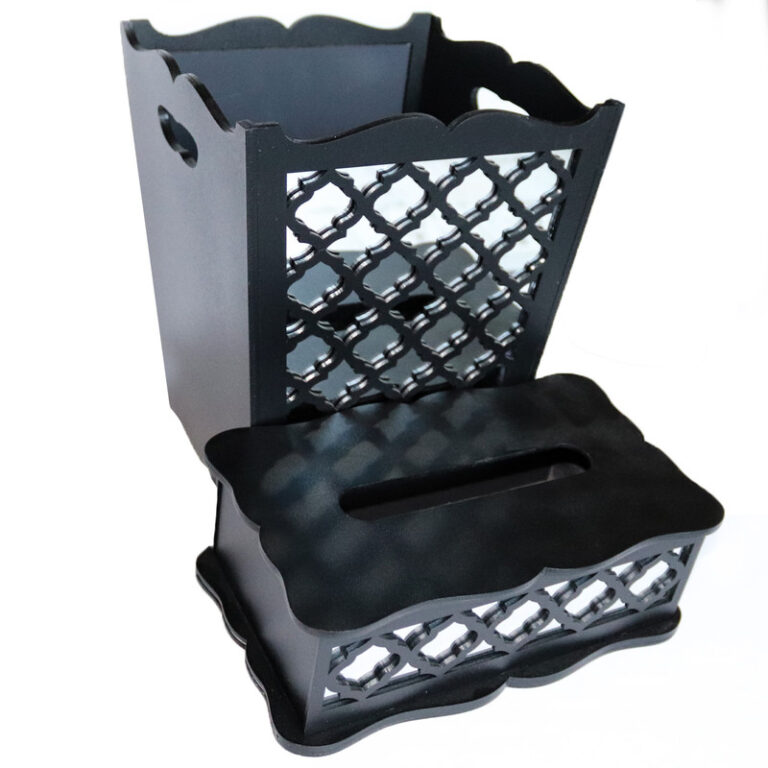 ست سطل و جای دستمال کاغذی مدل 190