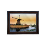 تابلو فرش ماشینی مدل آسیاب بادی کد 8936