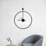 ساعت دیواری مدل فلزی کد D160