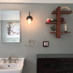 شلف دیواری مدل فلاور باکس کد 00402