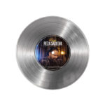 تابلو نیپ آرت طرح دیسک گرامافون مدل 9123 فریم نقره ای