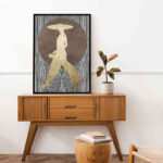 تابلو مدل La madame noir کد 248901720