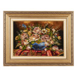 تابلو فرش دستباف سی پرشیا مدل گل در گلدان کد 903948