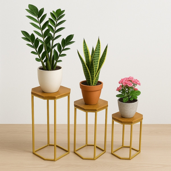 استند گلدان حٌبٌک مدل stf5000 مجموعه 3 عددی