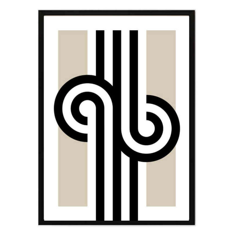 تابلو مدل Grafic swirl کد 248901909