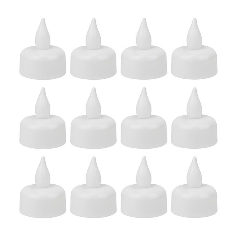 شمع ال ای دی مدل Floating مجموعه 12 عددی