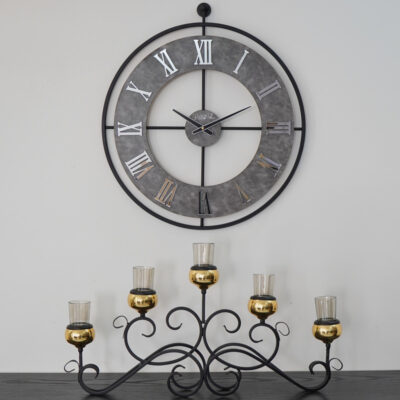 ساعت دیواری مدل فازی چرمی کد ۱۵۰۱S