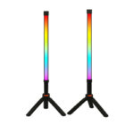 آباژور رومیزی آی لِد مدل پیکسل بلوتوثی کد BT-Rainbow-Pro1 بسته 2 عددی