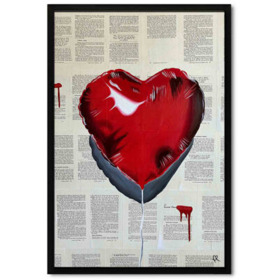 تابلو مدل Heart balloon کد 248901272