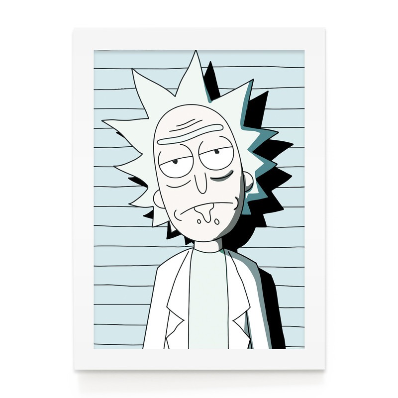 e5592c49644e7b5b0109be31c31d496e تابلو مدل Rick And Morty کد RF-5006