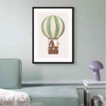 تابلو مدل Green balloon ride کد 248901789