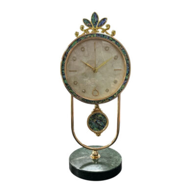 ساعت رومیزی عقربه‌ای مدل ایستاده