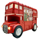 گوی موزیکال مدل پمپی طرح اتوبوس بابانوئل کد P4232