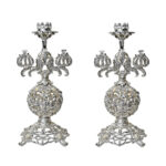 شمعدان مدل لوکس سه شاخه بسته دو عددی