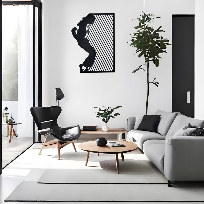 ece3b07461fbab4deaefc24a7c81e9cf دیوار کوب طرح مایکل جکسون مدل ۳۰۲۰