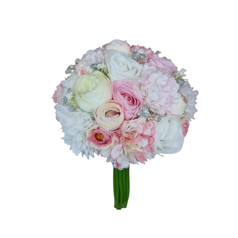 ecf93b5181f312864898c29303372ce2 دسته گل مصنوعی مدل عروس ترکیبی کد 04