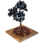 دکوری مدل درختچه سنگی آبسیدین کد 129