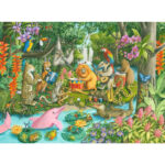 پازل 100 تکه راونزبرگر مدل Rainforest River Band کد 13367