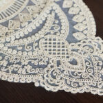 ست رومیزی 3 تکه مدل قیطان دوزی طرح ستاره کد 4