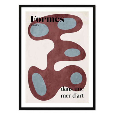 تابلو مدل Liquid shapes 2 کد 248901568