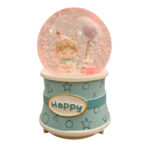 گوی موزیکال مدل پمپی پسر و کیک تولد طرح Happy کد A01