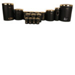 سرویس آشپزخانه 17 پارچه مشکی درب طلایی آرتیستون