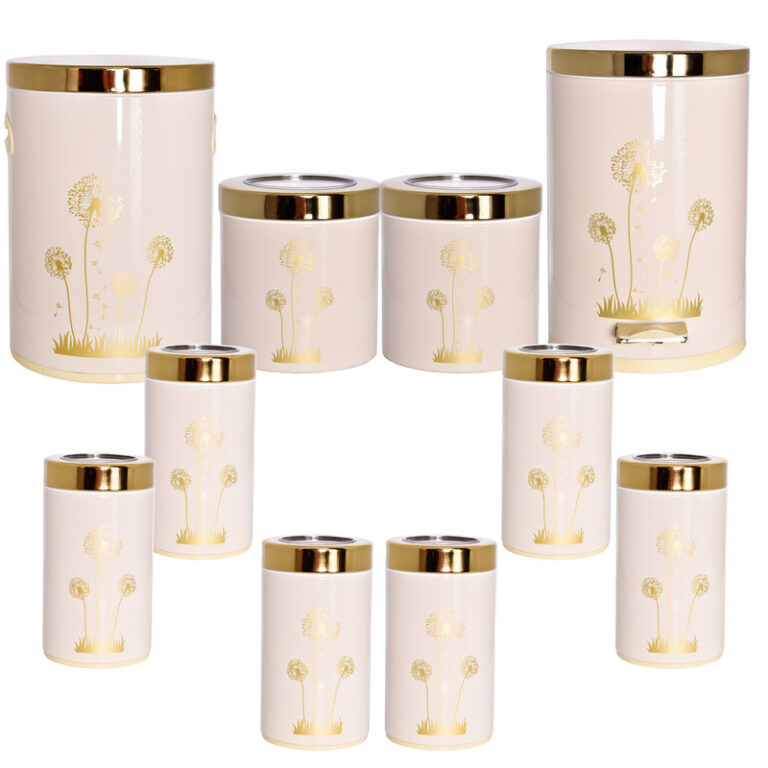 سرویس آشپزخانه 10 پارچه بهاز کالا طرح قاصدک کد 16290329