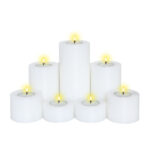 شمعدان مدل استوانه ای کد 1234567777 مجموعه 7 عددی