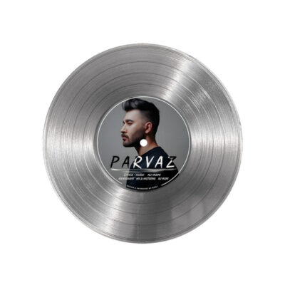 تابلو نیپ آرت طرح دیسک گرامافون مدل 9135 فریم نقره ای