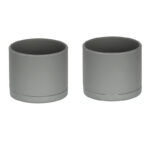 گلدان دکوری طرح استوانه مدل مهرنی 35-103 مجموعه 2 عددی