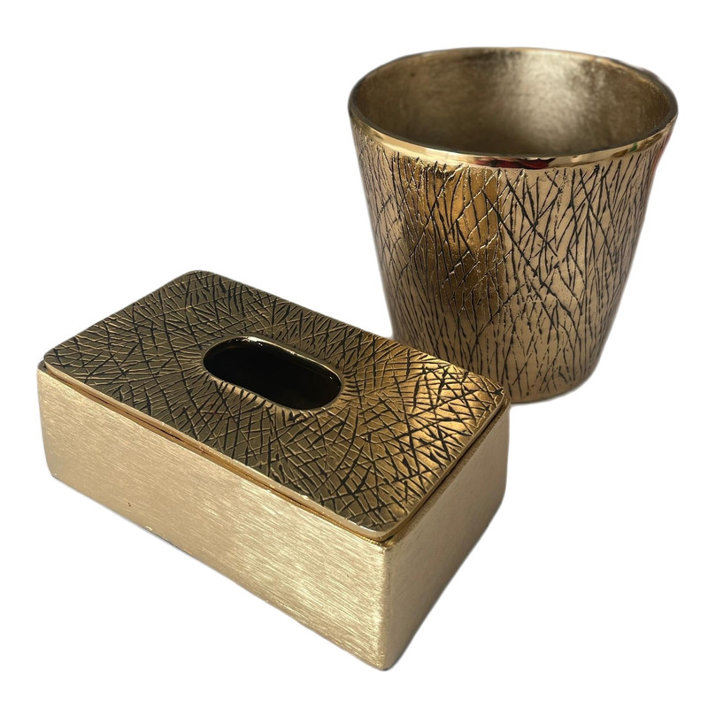 f41e9cbb014249c3cada79be91df1763 ست سطل و جای دستمال کاغذی مدل آلومینیوم طرح لاویز