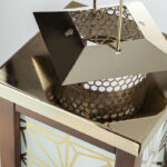 شمعدان مدل فانوس چوبی کد 6025