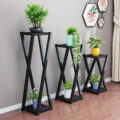 استند گلدان مدل X مجموعه 3 عددی