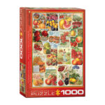 پازل 1000 تکه یوروگرافیکس پازلز مدل Fruits Seed Catalogue
