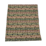 روفرشی مدل جاجیم ترکمن تراکم بافت کد 04 زمینه کرم