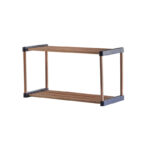 شلف ایستاده مدل چوبی دو طبقه 6502