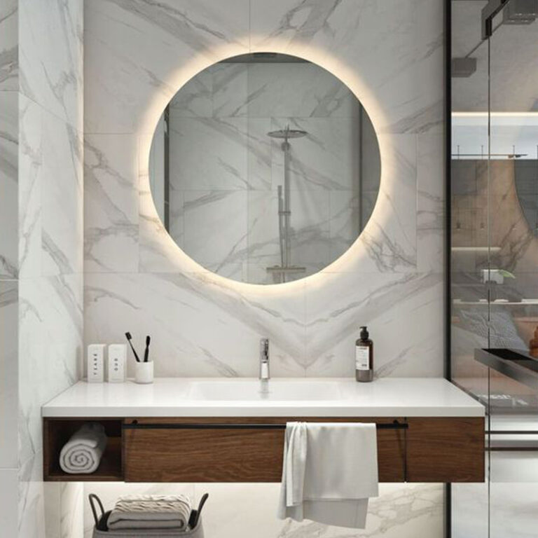 آینه دیواری مدل بک لایت