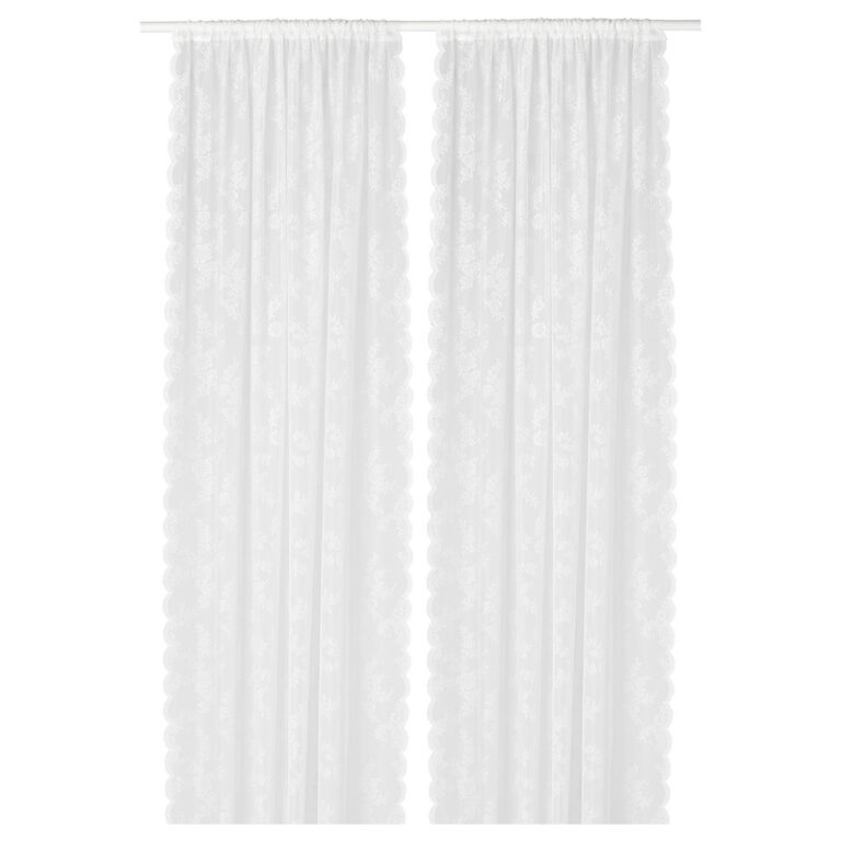 پرده توری دو عددی ایکیا مدل آلواین اسپت