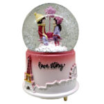 گوی موزیکال مدل پمپی Love Story کد PA2047