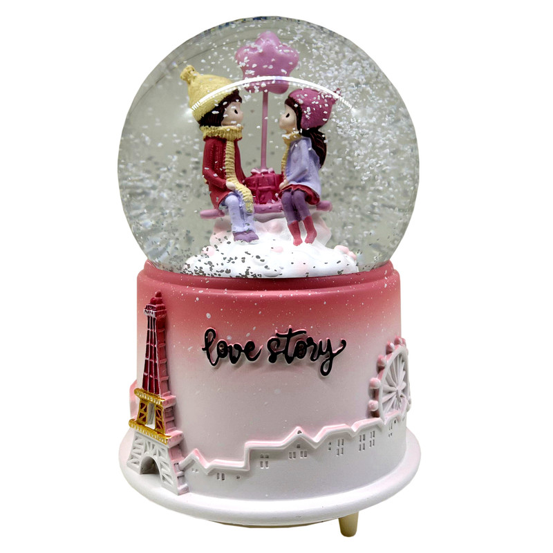 f7265e6a69e7e059344f95b80201b989 گوی موزیکال مدل پمپی Love Story کد PA2047